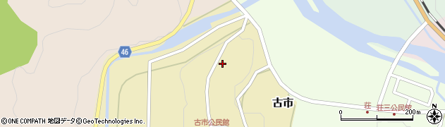 鳥取県西伯郡伯耆町古市395周辺の地図