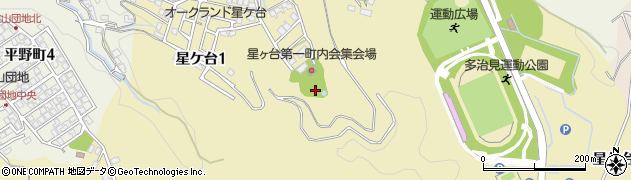 岐阜県多治見市星ケ台周辺の地図