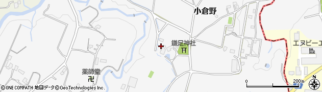 静岡県御殿場市小倉野周辺の地図