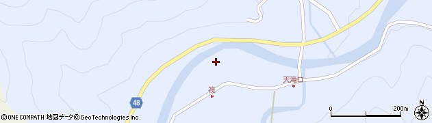 兵庫県養父市大屋町筏278周辺の地図