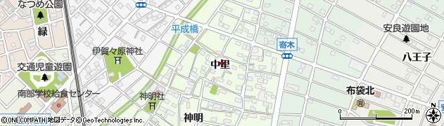 愛知県江南市大海道町周辺の地図