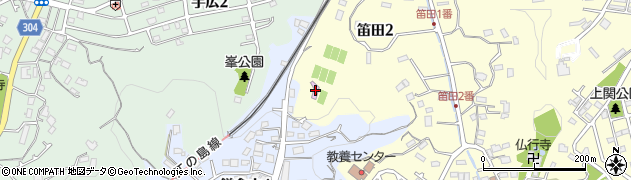 鎌倉ローンテニス倶楽部周辺の地図