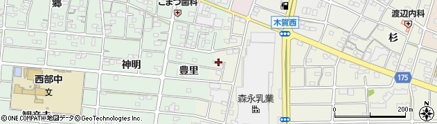 愛知県江南市中奈良町一ツ目44周辺の地図