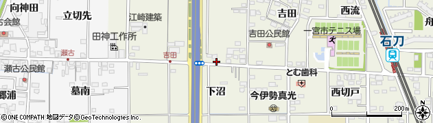 愛知県一宮市今伊勢町馬寄吉田前周辺の地図