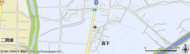 京都府綾部市舘町絵熊周辺の地図