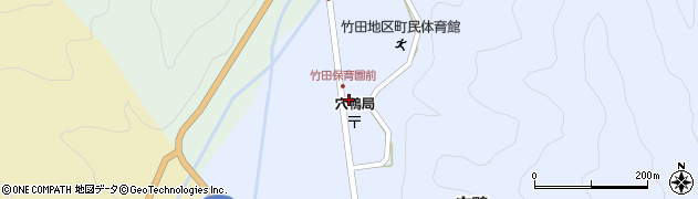 竹田保育園周辺の地図
