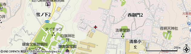 カフェb （鎌倉の隠れ家 喫茶店・カフェ）周辺の地図
