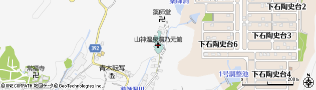 山神温泉湯乃元館周辺の地図