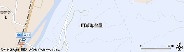 鳥取県鳥取市用瀬町金屋周辺の地図