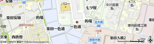 愛知県犬山市的場周辺の地図