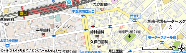 サンリラクゼーション平塚店周辺の地図