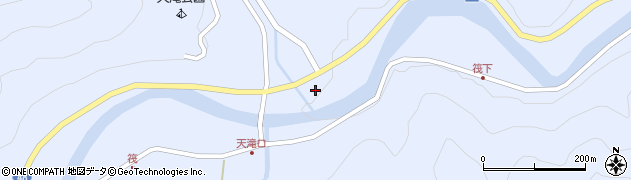 兵庫県養父市大屋町筏561周辺の地図