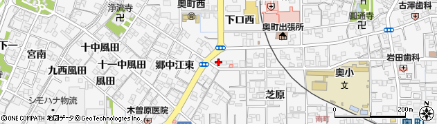 愛知県一宮市奥町芝原1周辺の地図