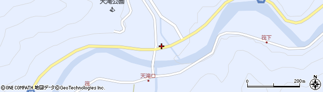 兵庫県養父市大屋町筏525周辺の地図