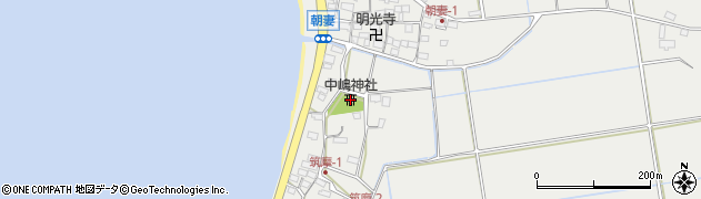 中嶋神社周辺の地図