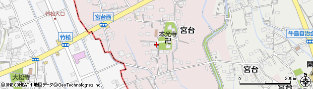 神奈川県足柄上郡開成町宮台106周辺の地図