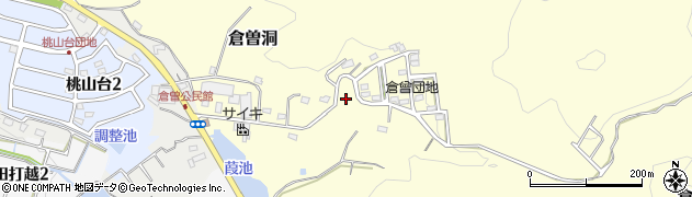 愛知県犬山市倉曽洞周辺の地図