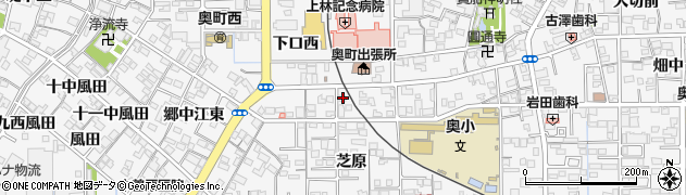 愛知県一宮市奥町芝原41周辺の地図
