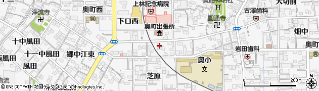 愛知県一宮市奥町芝原121周辺の地図