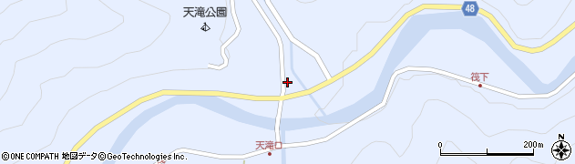 兵庫県養父市大屋町筏523周辺の地図