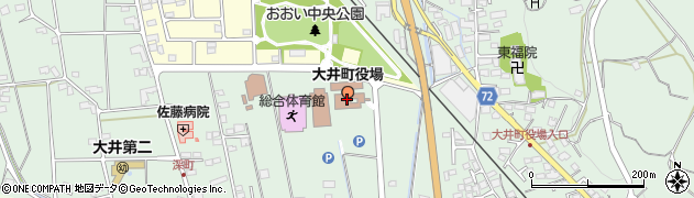 神奈川県足柄上郡大井町周辺の地図