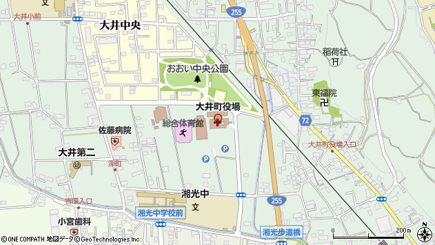 〒258-0000 神奈川県足柄上郡開成町（以下に掲載がない場合）の地図