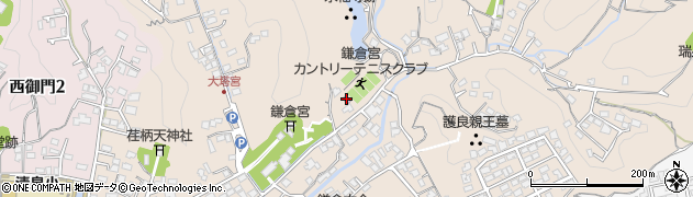鎌倉宮カントリーテニスクラブ周辺の地図