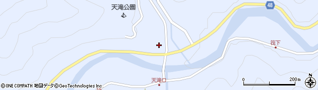 兵庫県養父市大屋町筏515周辺の地図