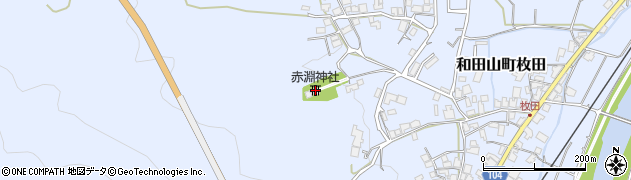 赤淵神社周辺の地図