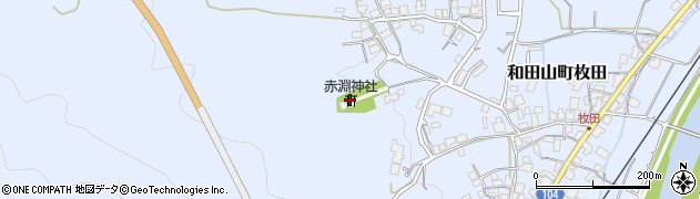 赤渕神社周辺の地図