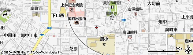 愛知県一宮市奥町芝原155周辺の地図