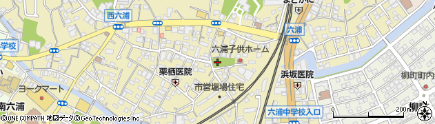 六浦公園周辺の地図