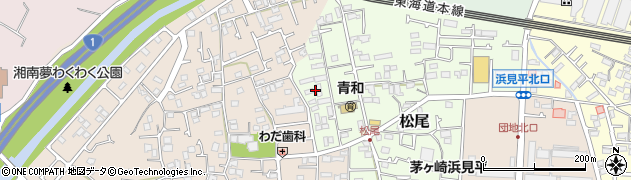 神奈川県茅ヶ崎市松尾9周辺の地図