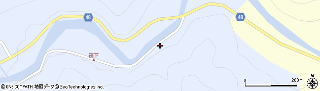 兵庫県養父市大屋町筏679周辺の地図