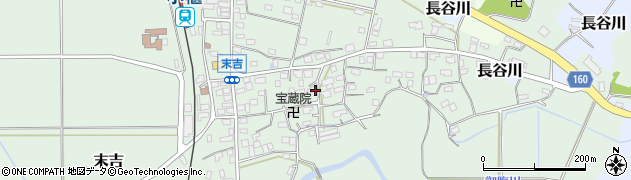 千葉県君津市末吉周辺の地図