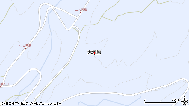 〒689-4434 鳥取県日野郡江府町大河原の地図