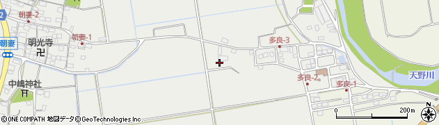 滋賀県米原市朝妻筑摩687周辺の地図