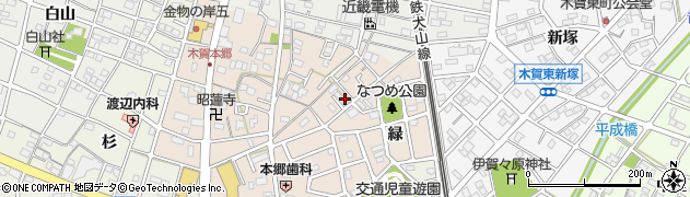 愛知県江南市木賀本郷町東137周辺の地図