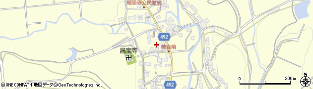 京都府福知山市報恩寺中才21周辺の地図