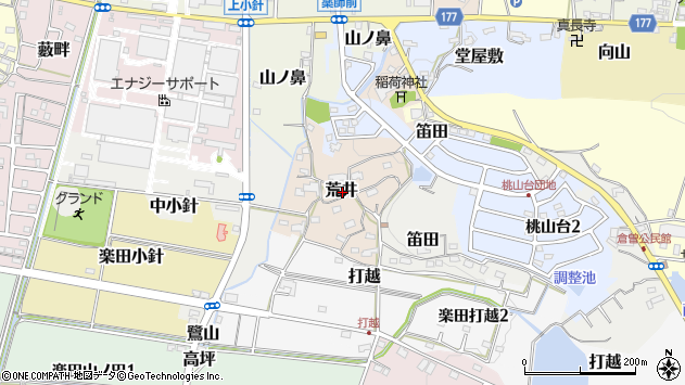 〒484-0837 愛知県犬山市荒井の地図