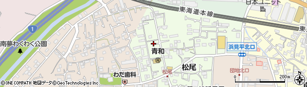 神奈川県茅ヶ崎市松尾8周辺の地図