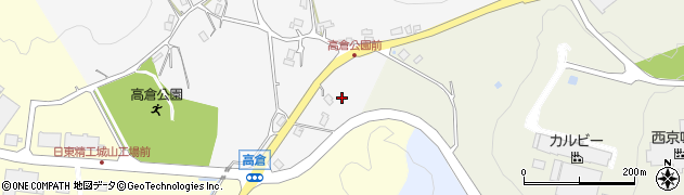 京都府綾部市高倉町黒岩周辺の地図