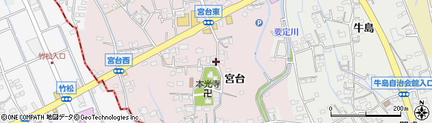 神奈川県足柄上郡開成町宮台167周辺の地図