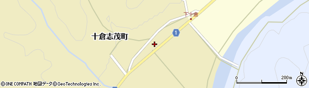 京都府綾部市十倉志茂町（竹ケ鼻）周辺の地図