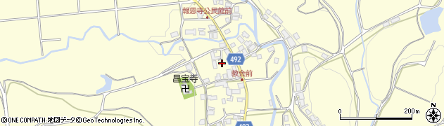 京都府福知山市報恩寺中才32周辺の地図