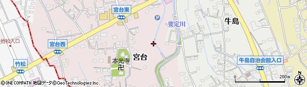 神奈川県足柄上郡開成町宮台周辺の地図