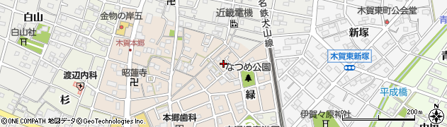 愛知県江南市木賀本郷町東146周辺の地図