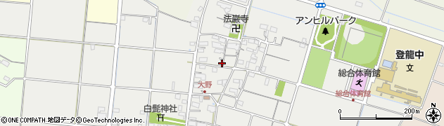 岐阜県安八町（安八郡）大野周辺の地図
