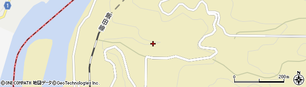 長野県泰阜村（下伊那郡）我科周辺の地図