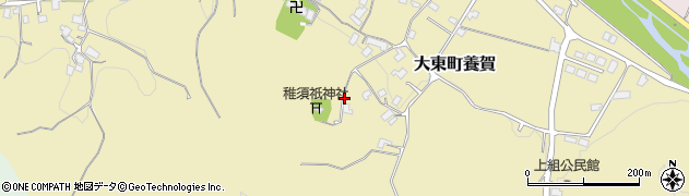 島根県雲南市大東町養賀周辺の地図